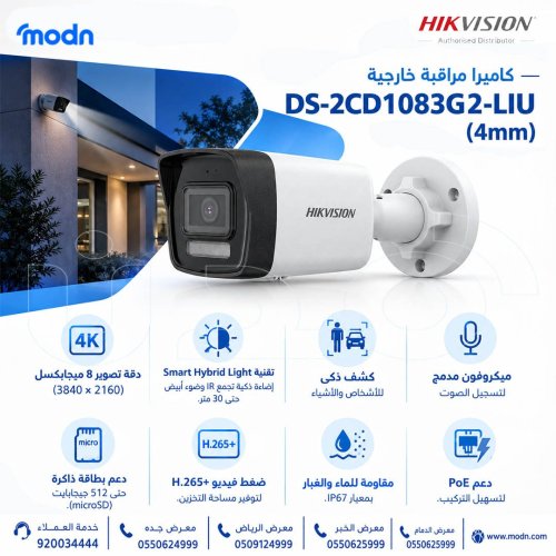 كاميرا مراقبة هيكفيجن DS-2CD1083G2-LIU
