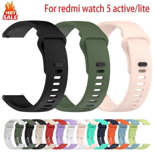 1/2 قطعة العصابات السيليكون الرسمية لساعة Redmi 5 Active/5 Lite حزام ساعة ذكية اكسسوارات رياضية كوريا ريدمي ساعة 5 نشط